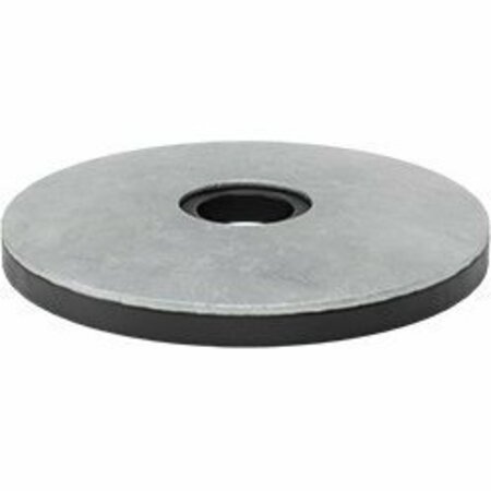 BSC PREFERRED Hot-Dipped Galvanized Steel with Neoprene Sealing Washer for 1/4 Screw Size 0.275 ID 1 OD, 50PK 94708A119
